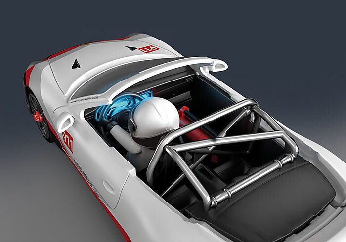 interiro del Porsche 911 GT3 Cup de playmovil